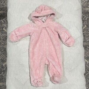 Carter's Soft Pink Fleece Footie